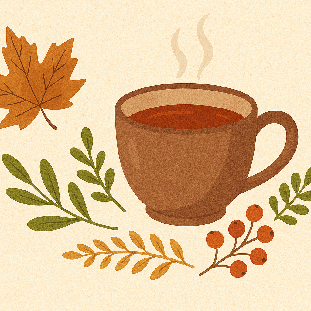 Herfstkruiden & kruidenthee voor warmte en weerstand