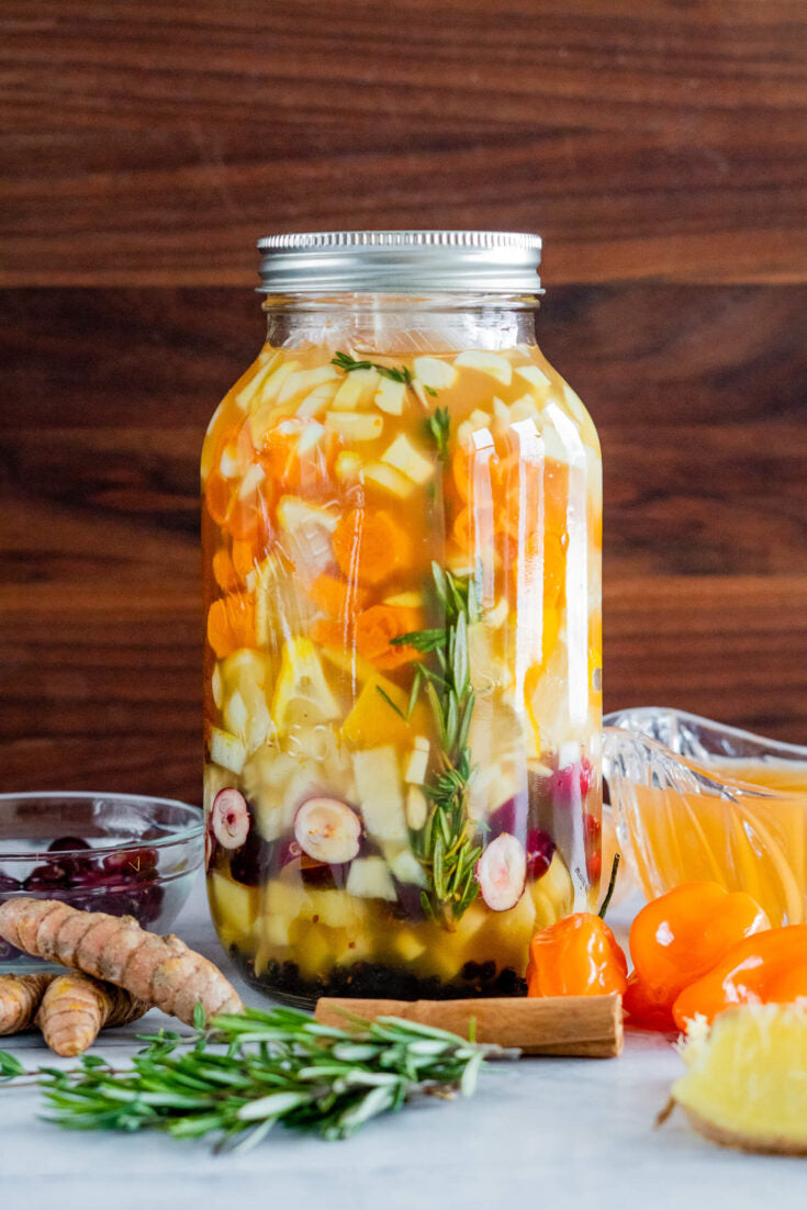 Fire Cider! Een Holistisch Elixir Tegen Verkoudheid : recept & werking