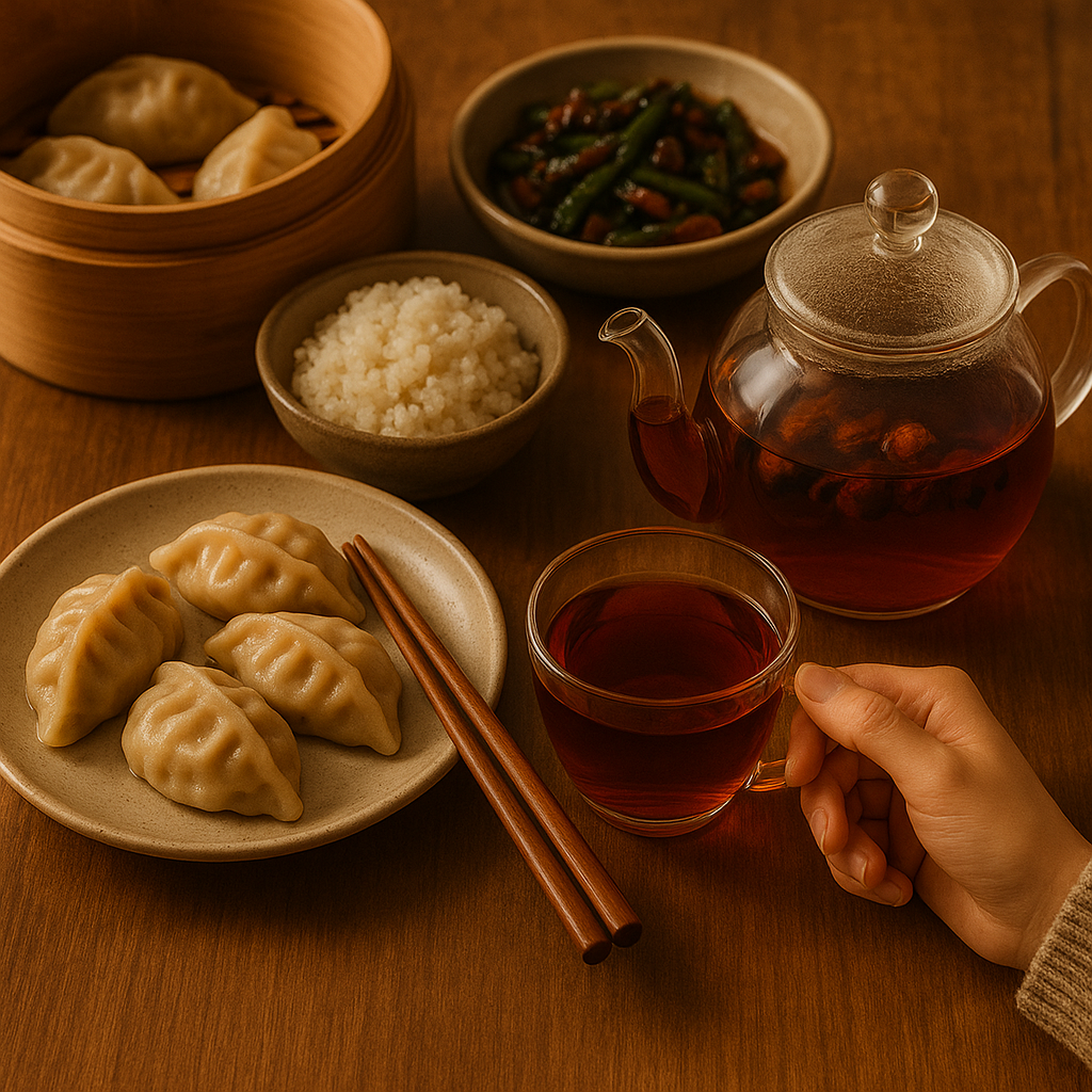 Chrysanthemum Rose Pu-Erh Thee