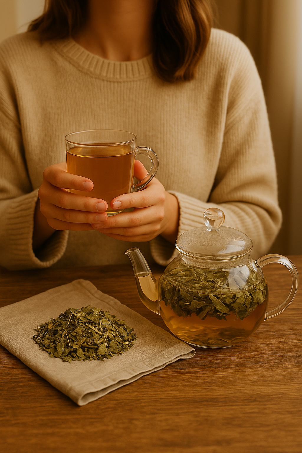 Thé aux herbes BIO à la menthe et au gingembre