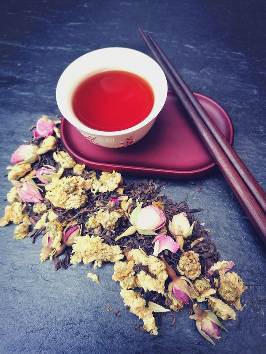 Chrysanthemum Rose Pu-Erh Tea