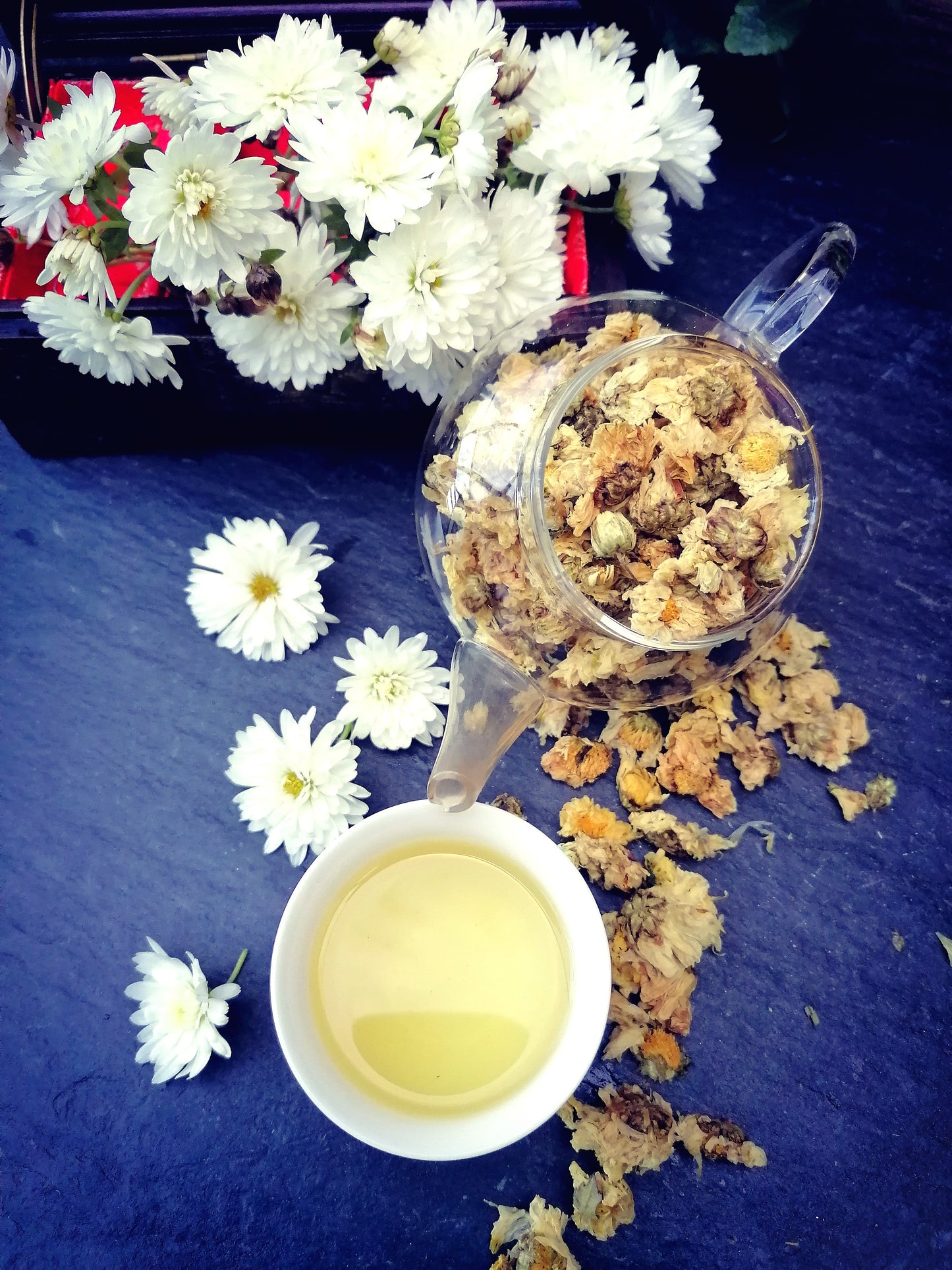 Tisane aux fleurs de chrysanthème